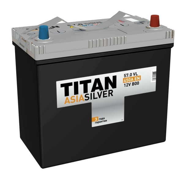 Titan Asia Silver 6СТ-57.0 VL